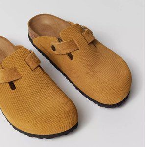 Birkenstock Boston Suede Embossed Corduroy Clog BRAND NEW!!! Size US=7